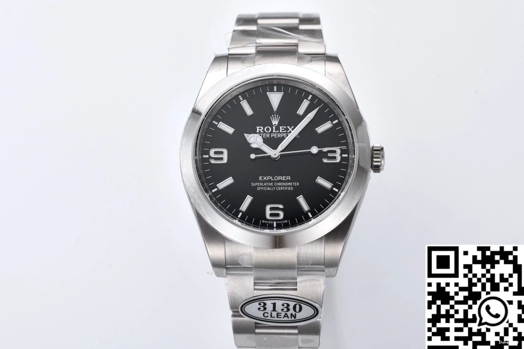 Explorer Factory 39mm 214270 Rolex Oyster Dial Perpetual Clean Black 0909
